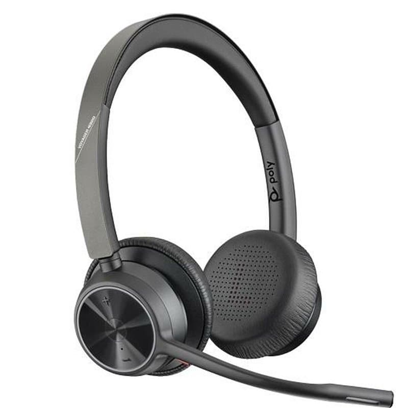 Poly Voyager 4310 UC Casque Sans fil Arceau Bureau/Centre d'appels USB Type-C Bluetooth Noir - Image 1