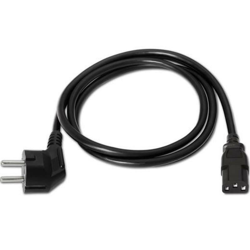 Aisens A132-0167 câble électrique Noir 1,5 m CEE7/7 Coupleur C13 - Image 1