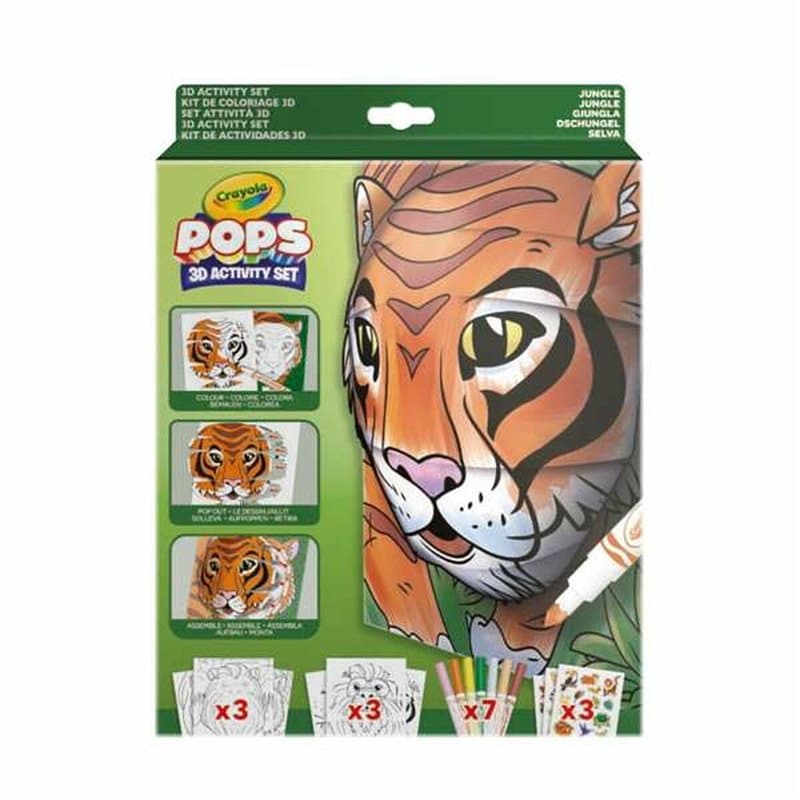 Travaux Manuel Crayola 3D Color Pops Jungle - Image 1