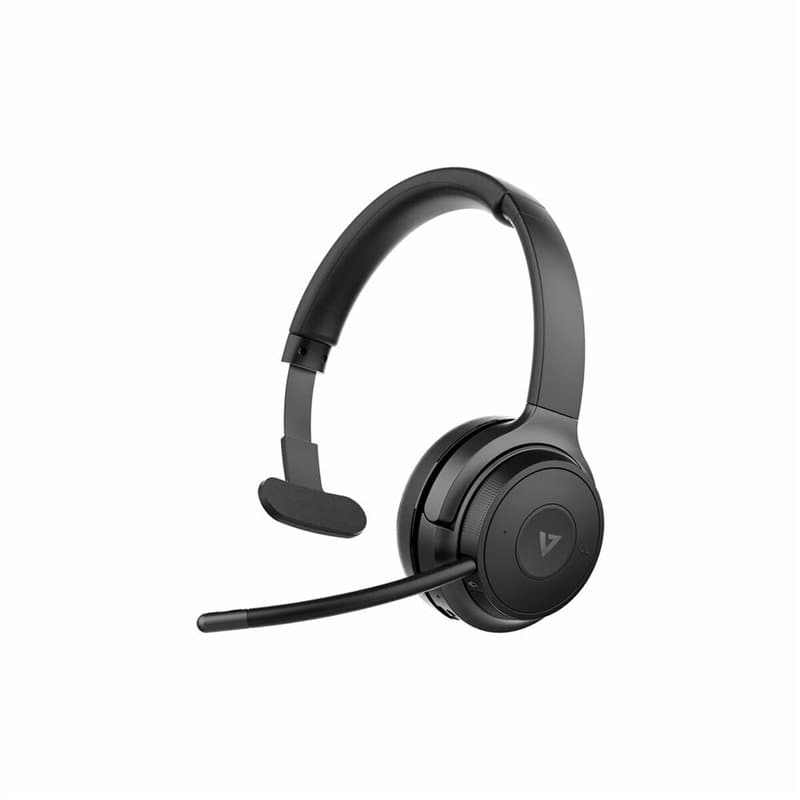 V7 HB605M écouteur/casque Sans fil à la main Bureau/Centre d'appels USB Type-C Bluetooth Noir, Gris - Image 1
