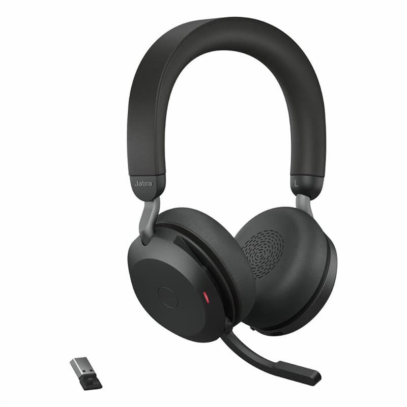 Jabra Evolve2 75 Casque Avec fil &sans fil Arceau Bureau/Centre d'appels Bluetooth Socle de chargement Noir - Image 1
