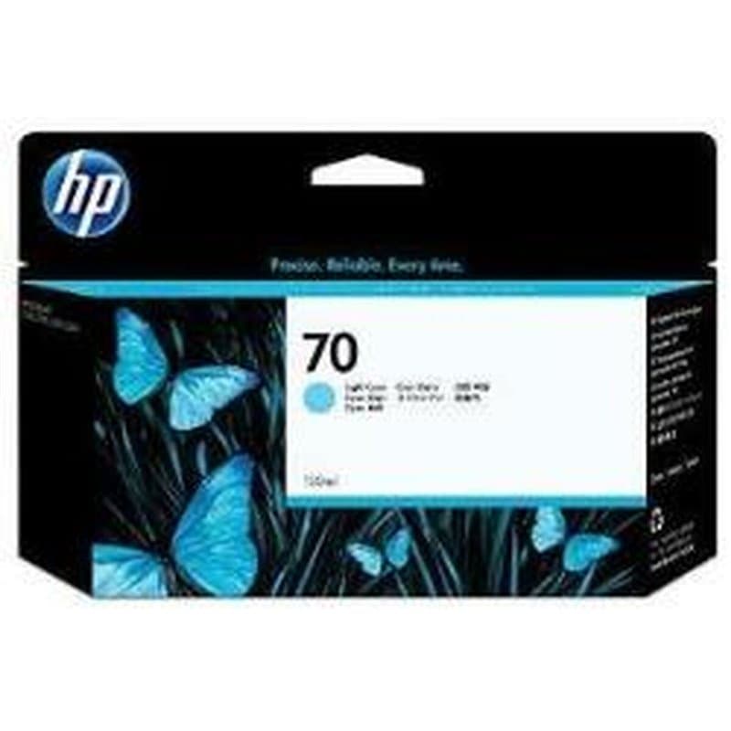 HP 70 cartouche d'encre bleue 130 ml - Image 1