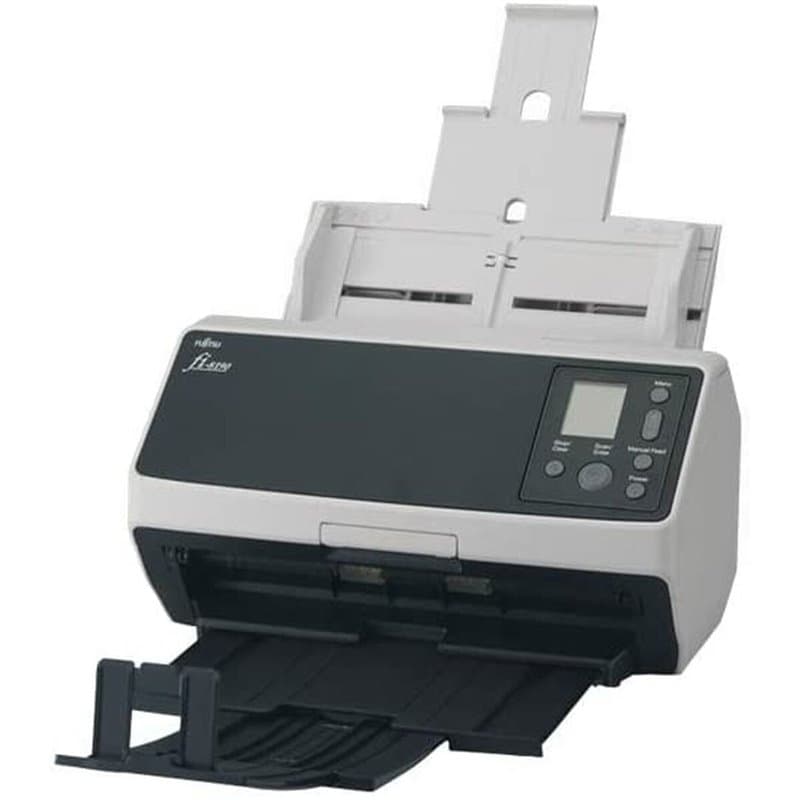 Ricoh fi-8190 Numériseur chargeur automatique de documents (adf) + chargeur manuel 600 x 600 DPI A4 Noir, Gris - Image 1