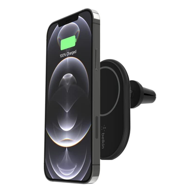 Belkin WIC004BTBK-NC chargeur d'appareils mobiles Smartphone Noir Allume-cigare Recharge sans fil Charge rapide Auto - Image 1