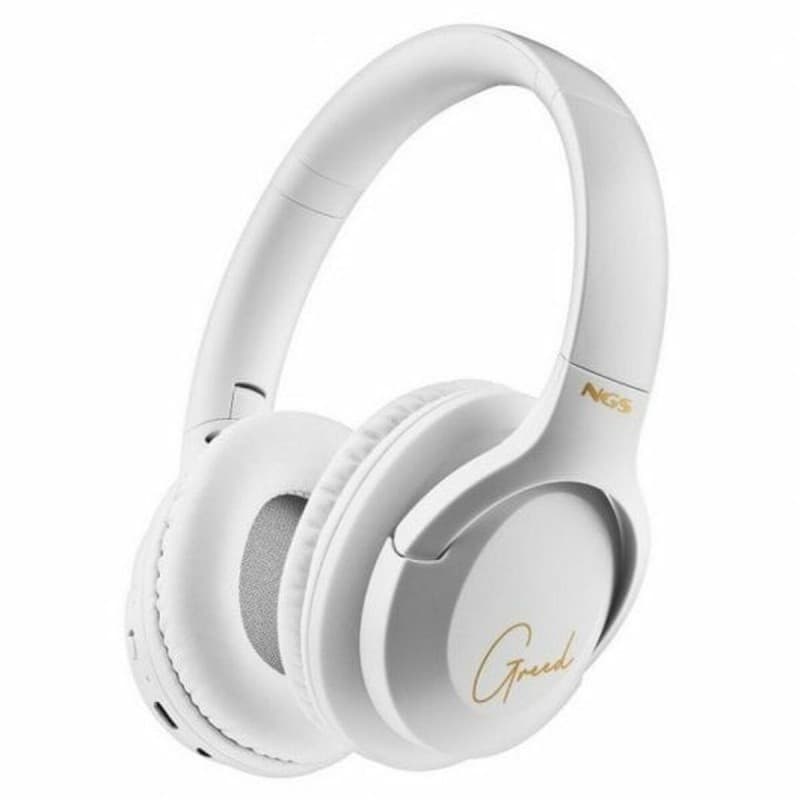 NGS ARTICA GREED Écouteurs Avec fil &sans fil Arceau Appels/Musique USB Type-C Bluetooth Blanc - Image 1