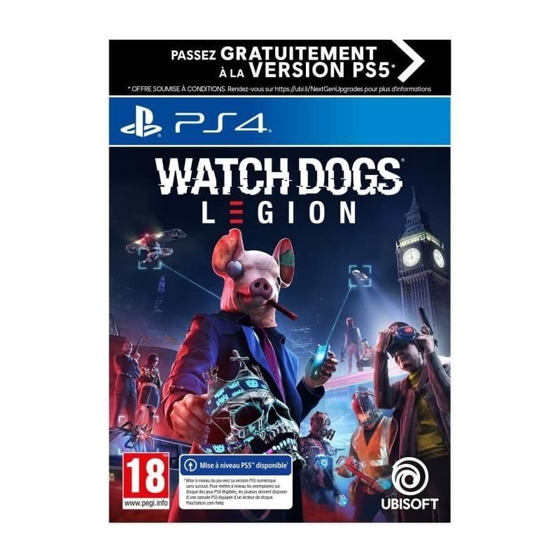 Watch Dogs Legion Jeu PS4 (Upgrade gratuit vers PS5) - Image 1