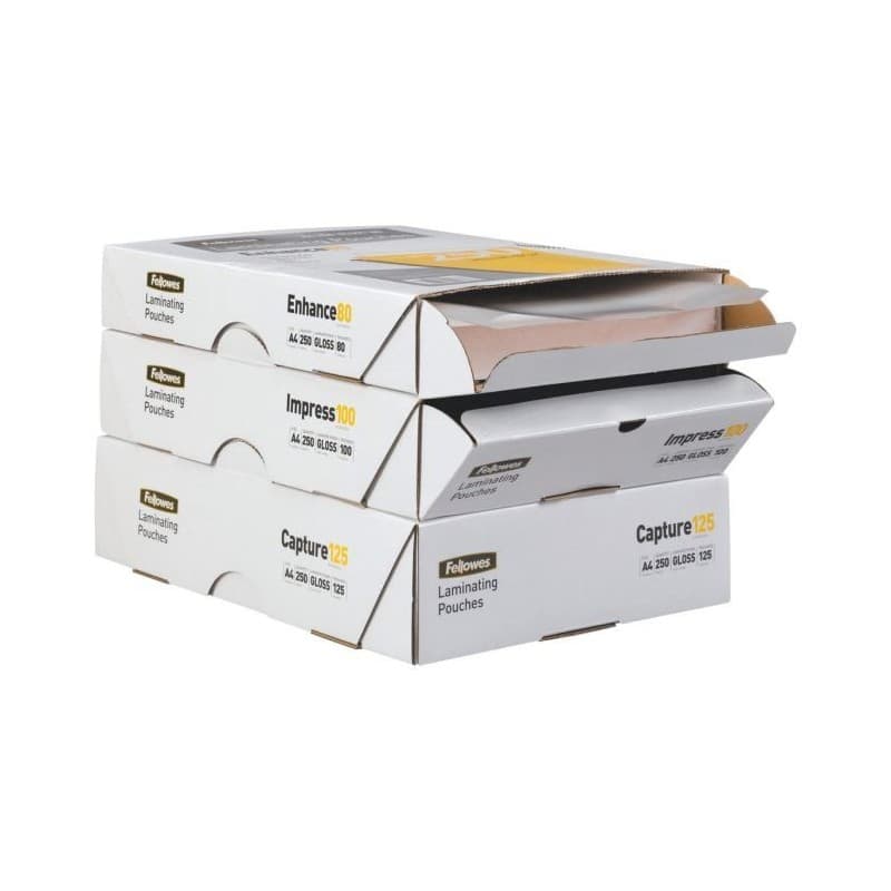 Couvertures de plastification Fellowes 5452103 Transparent A4 100 Unités (100 Unités) - Image 1