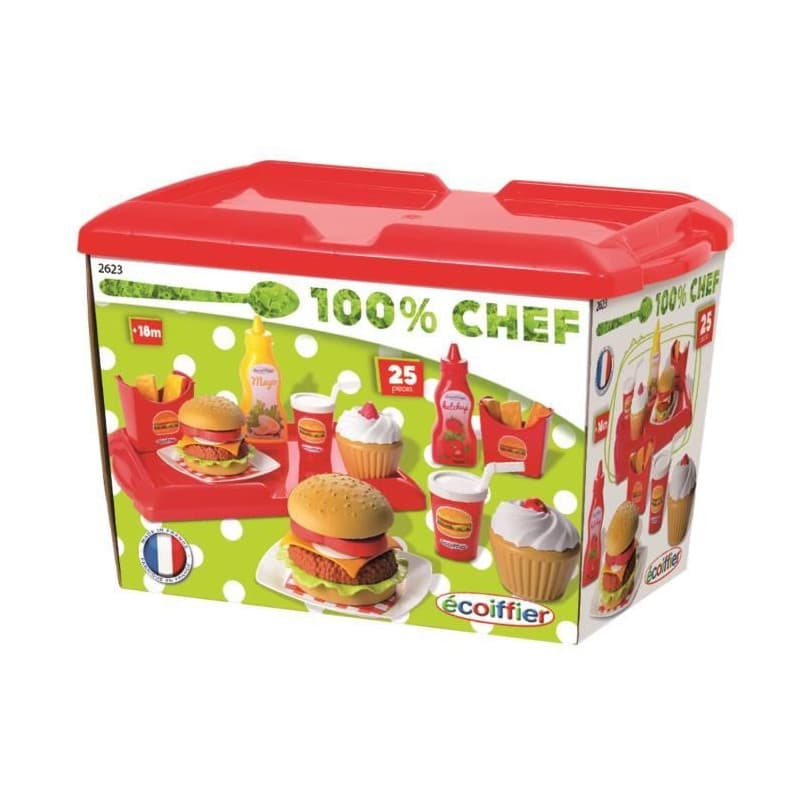 Ensemble d'aliments pour dînette Ecoiffier 2623 - Image 1