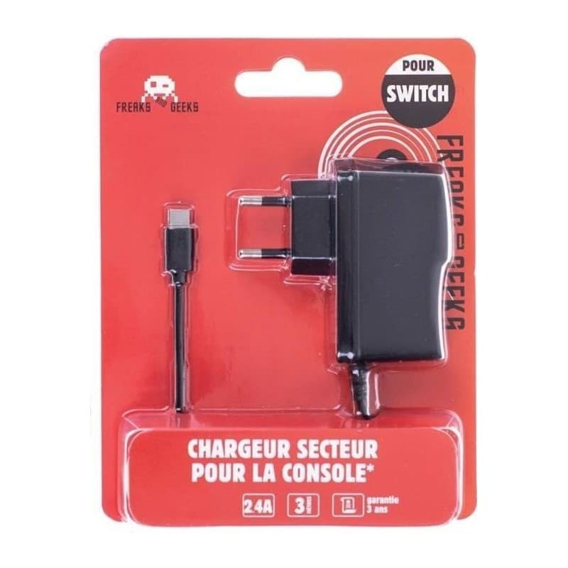 Chargeur secteur FREAKS AND GEEKS pour Console SWITCH - Image 1