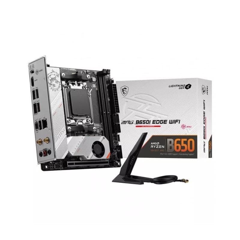 MSI MPG B650I EDGE WIFI carte mère AMD B650 Emplacement AM5 mini ATX - Image 1