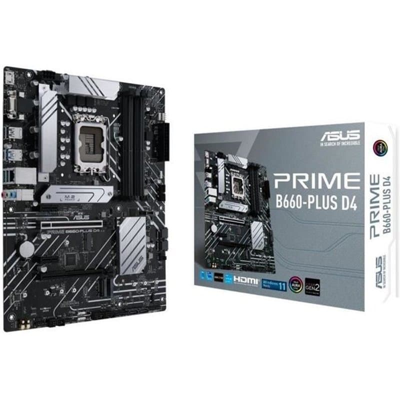 Asus PRIME B660-PLUS D4 Intel B660 LGA 1700 ATX - Image 1