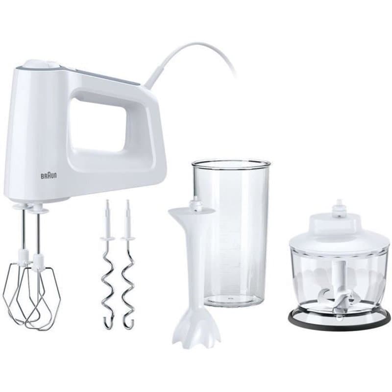 Braun HM 3135 WH Batteur à main 500 W Gris, Blanc - Image 1