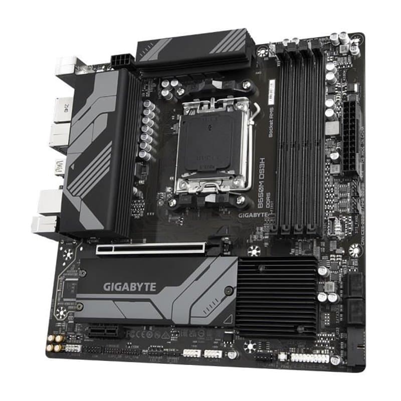 Gigabyte B650M DS3H carte mère AMD B650 Emplacement AM5 micro ATX - Image 1