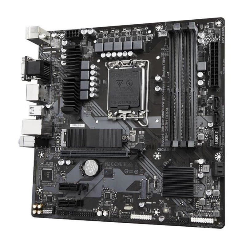 Gigabyte B760M DS3H DDR4 carte mère Intel B760 LGA 1700 micro ATX - Image 1