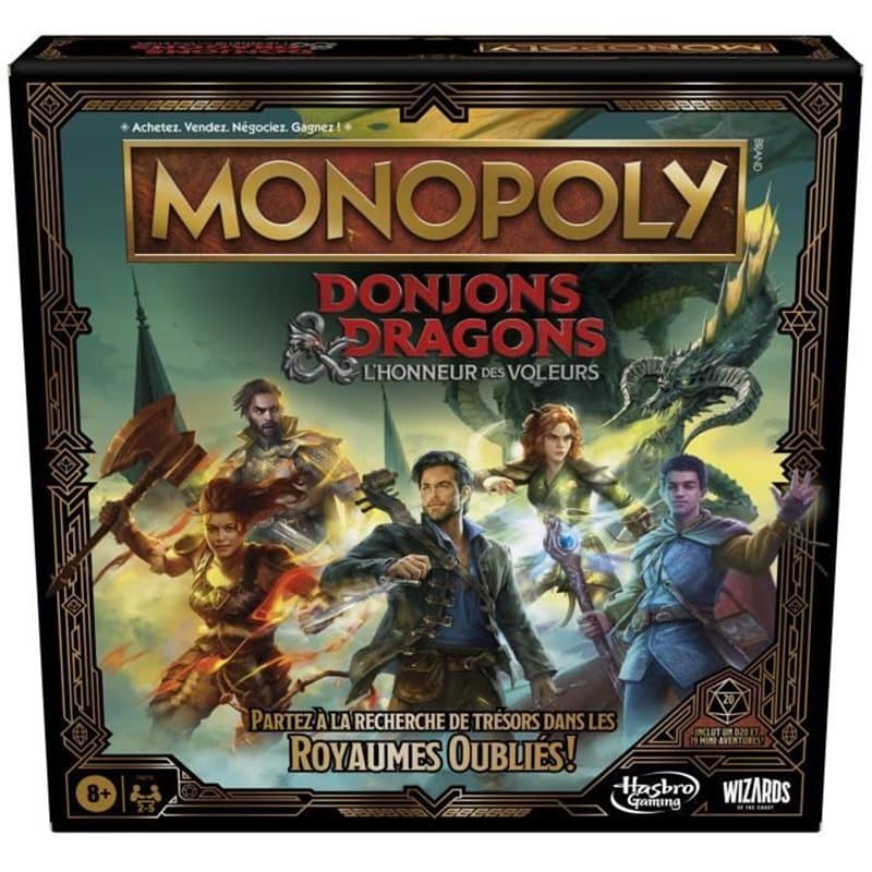 Jeu de société Monopoly Dungeons & Dragons (FR) - Image 1