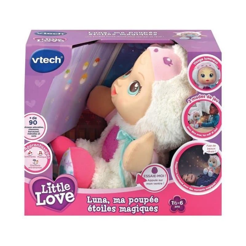 Vtech Little Love LUNA, MA POUPÉE ÉTOILES MAGIQUES - Image 1