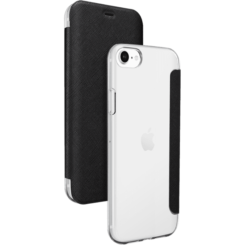 Folio Apple iPhone 7/8/SE/SE22 dos crystal Noir Bigben - Image 1