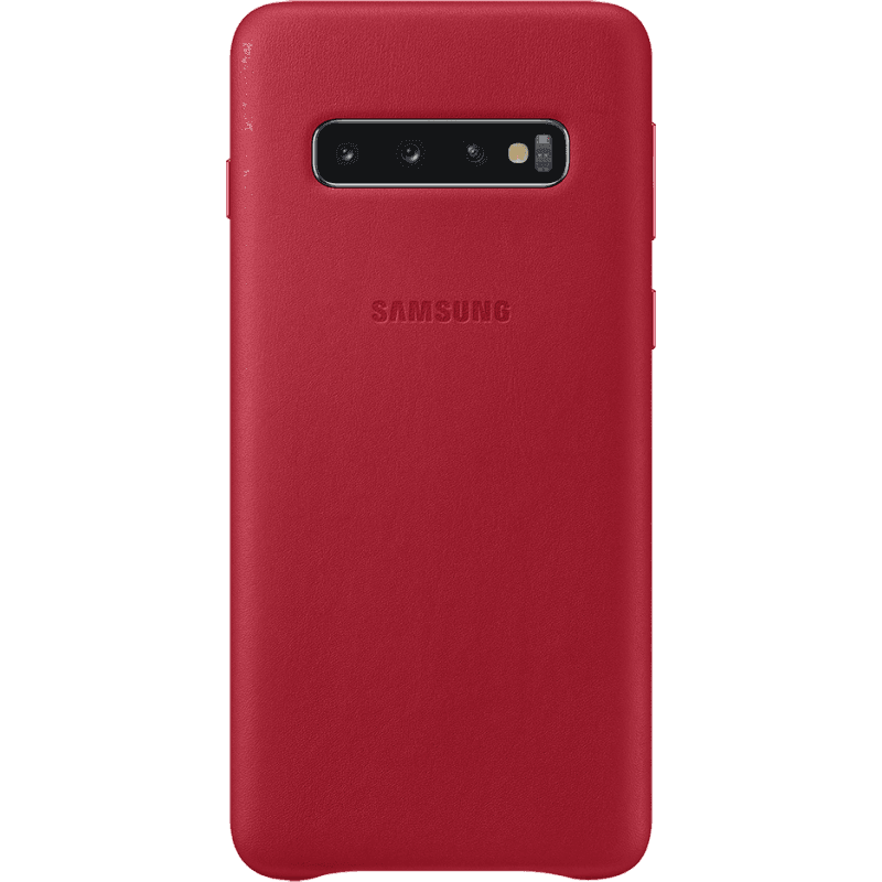 Coque en Cuir pour Samsung G S10 Bordeaux Samsung - Image 1