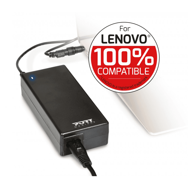 Alimentation PC Lenovo 90W Noire Port - Image 1