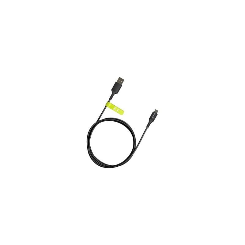 Câble Micro USB Avec Attache 1,2M Noir - Image 1
