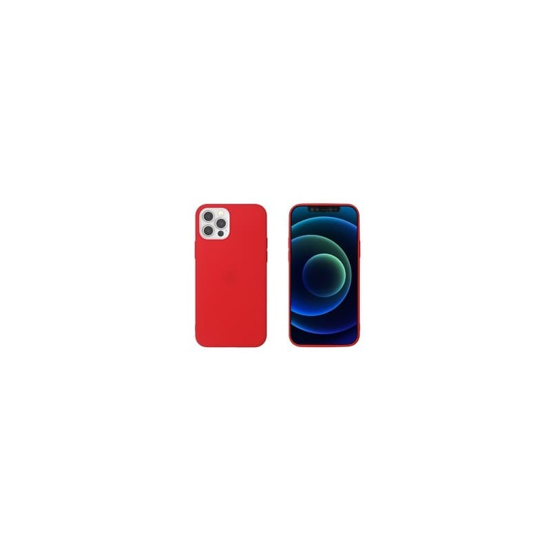 Coque Colored Tpu Rouge iPhone 12/12 Pro - Image 1
