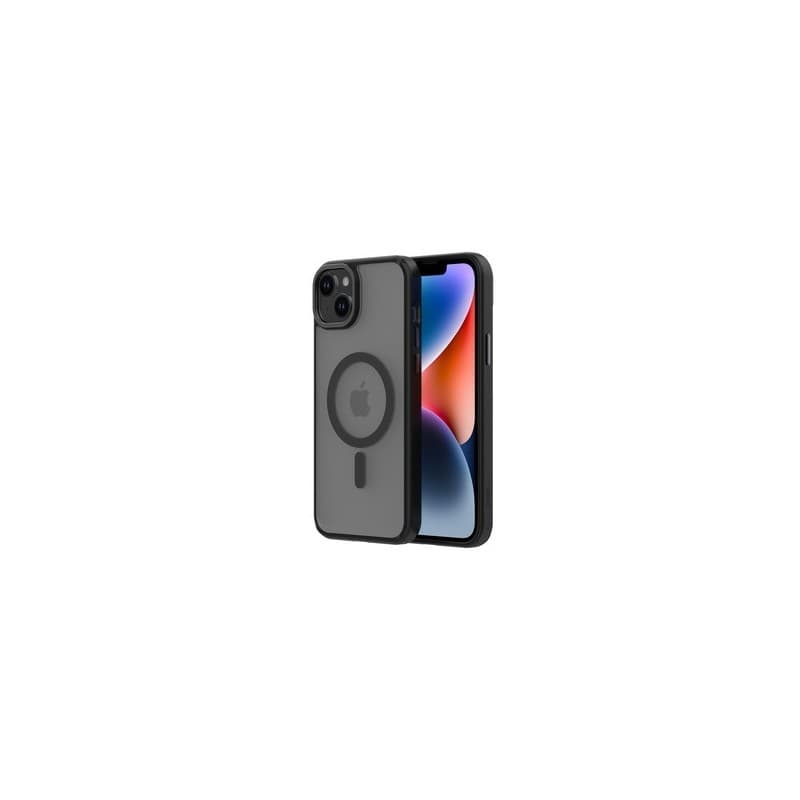 Coque Hybrid Soft Snap (Magsafe) iPhone 15 Plus Minuit - Image 1