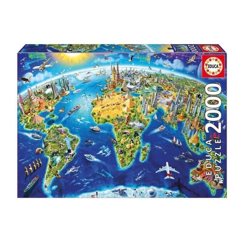 Puzzle Educa World Symbols 17129.0 2000 Pièces - Image 1
