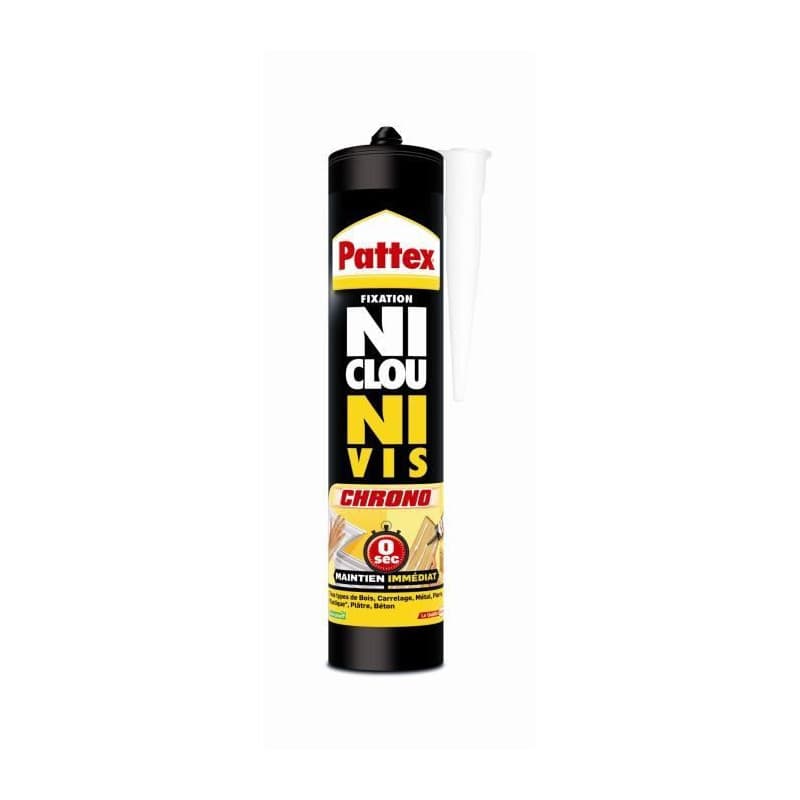 Silicone Pattex Blanc Bois Plastique - Image 1