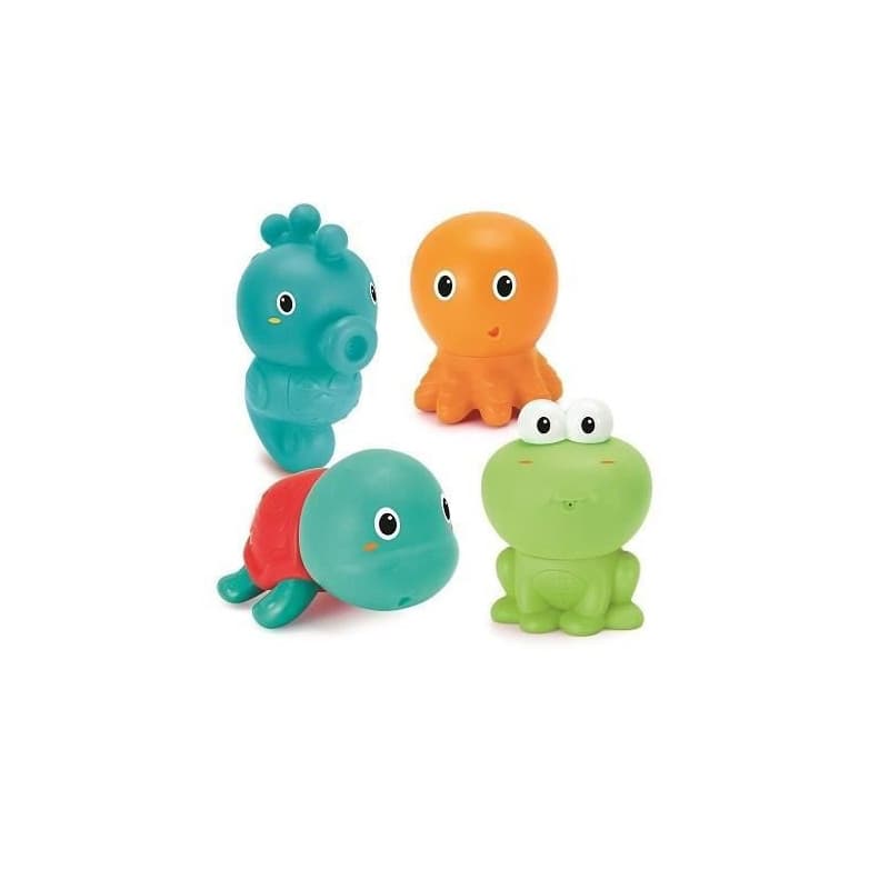 Jouets Pour le Bain Infantino Sensory 4 Pièces - Image 1