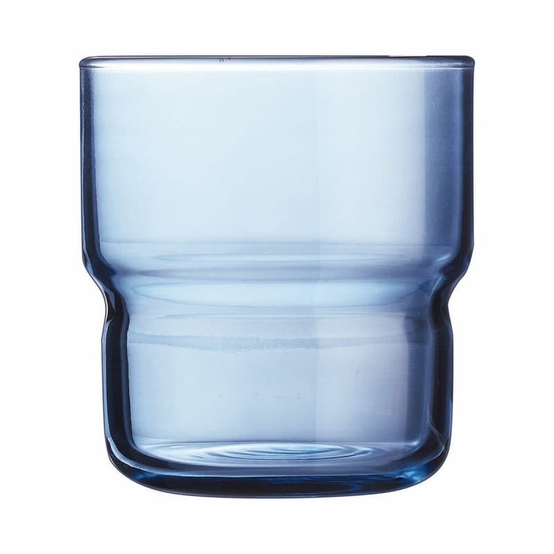 Verre Arcoroc Log Bruhs Bleu verre 6 Pièces 220 ml - Image 1