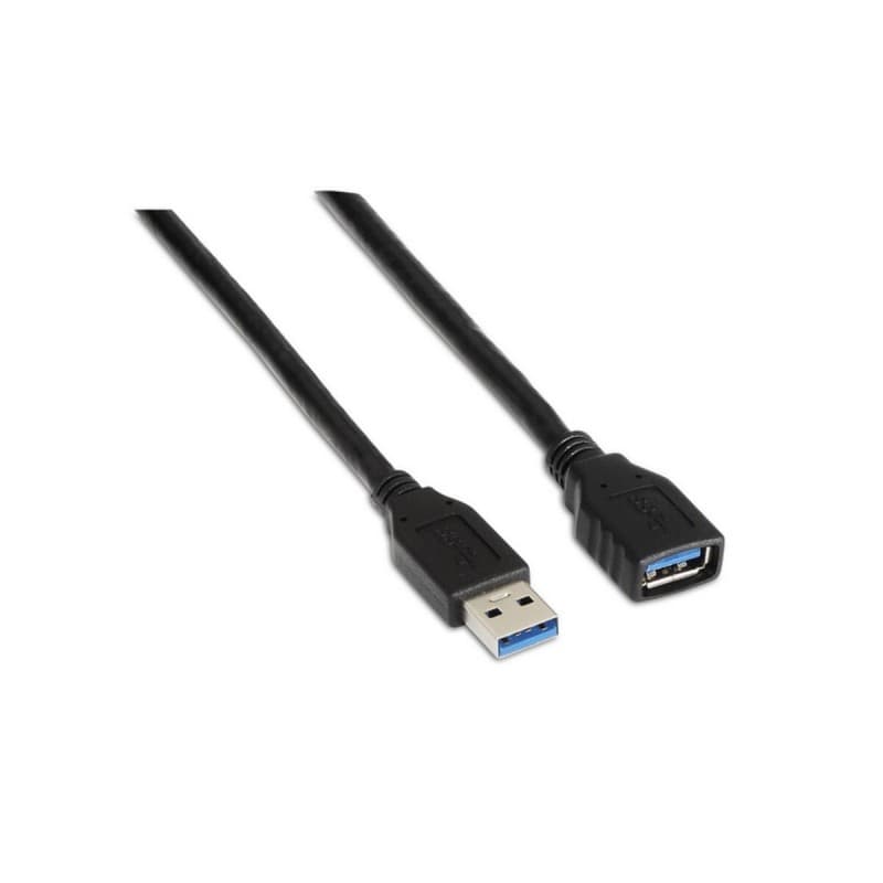 Aisens A105-0041 câble USB 1 m USB 3.2 Gen 1 (3.1 Gen 1) USB A Noir - Image 1