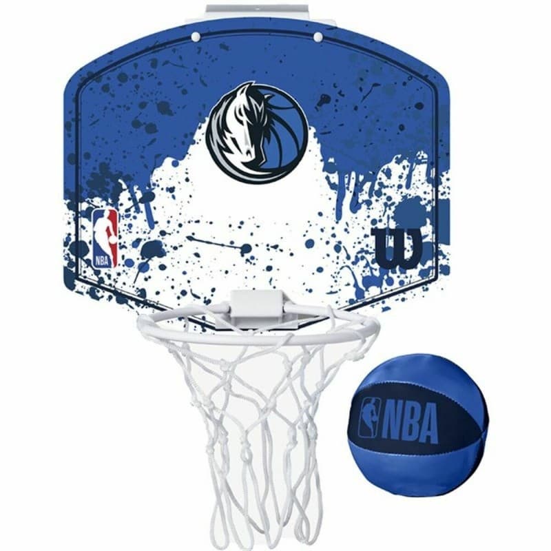 Panier de Basket Wilson Dallas Mavericks Mini Bleu - Image 1
