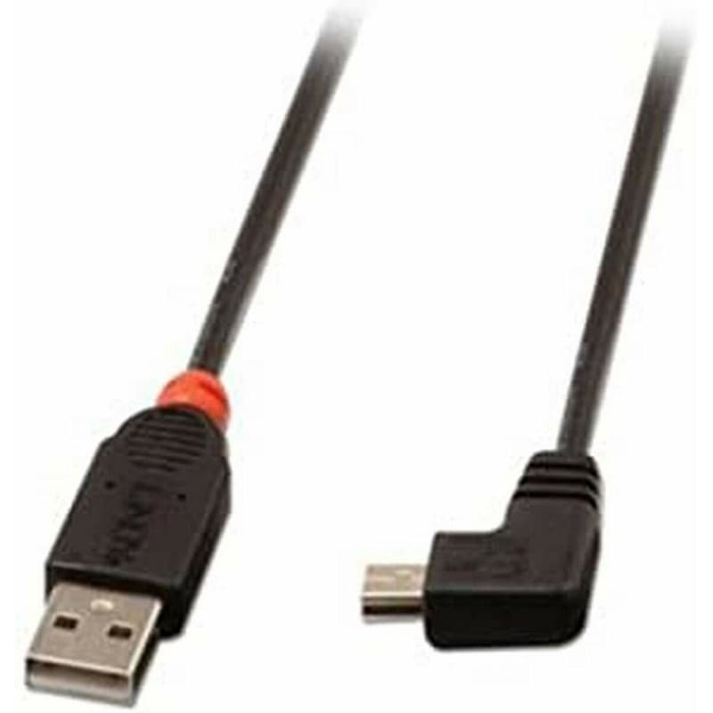 Lindy 31972 câble USB 2 m USB 2.0 USB A Mini-USB B Noir - Image 1
