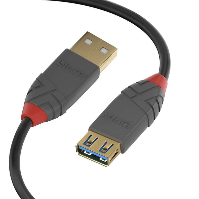 Lindy 36763 câble USB 3 m USB 3.2 Gen 1 (3.1 Gen 1) USB A Noir - Image 1