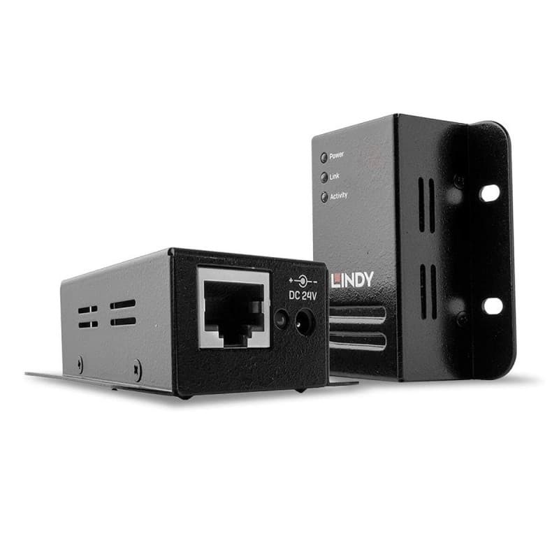 Lindy 42680 prolongateur réseau Émetteur et récepteur réseau Noir - Image 1