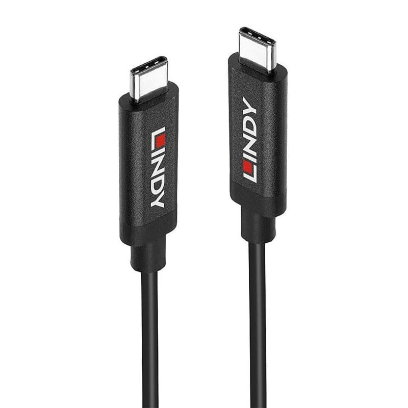 Lindy 43308 câble USB 5 m USB 3.2 Gen 2 (3.1 Gen 2) USB C Noir - Image 1