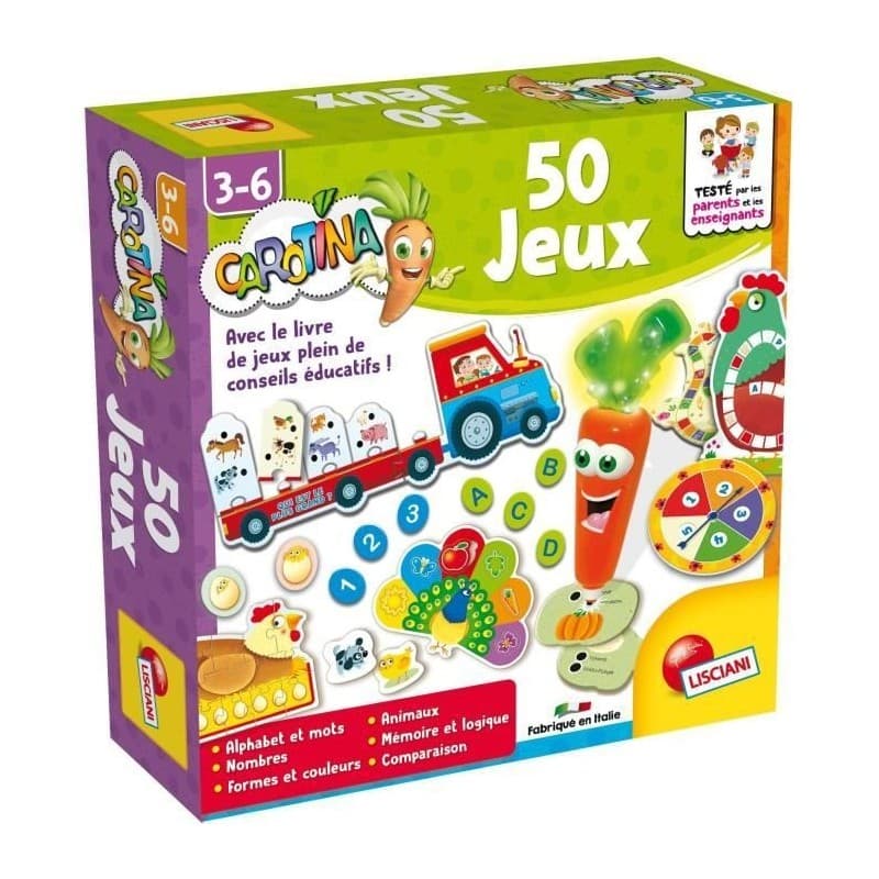 Jouet Educatif Lisciani Giochi 50 Jeux (FR) - Image 1