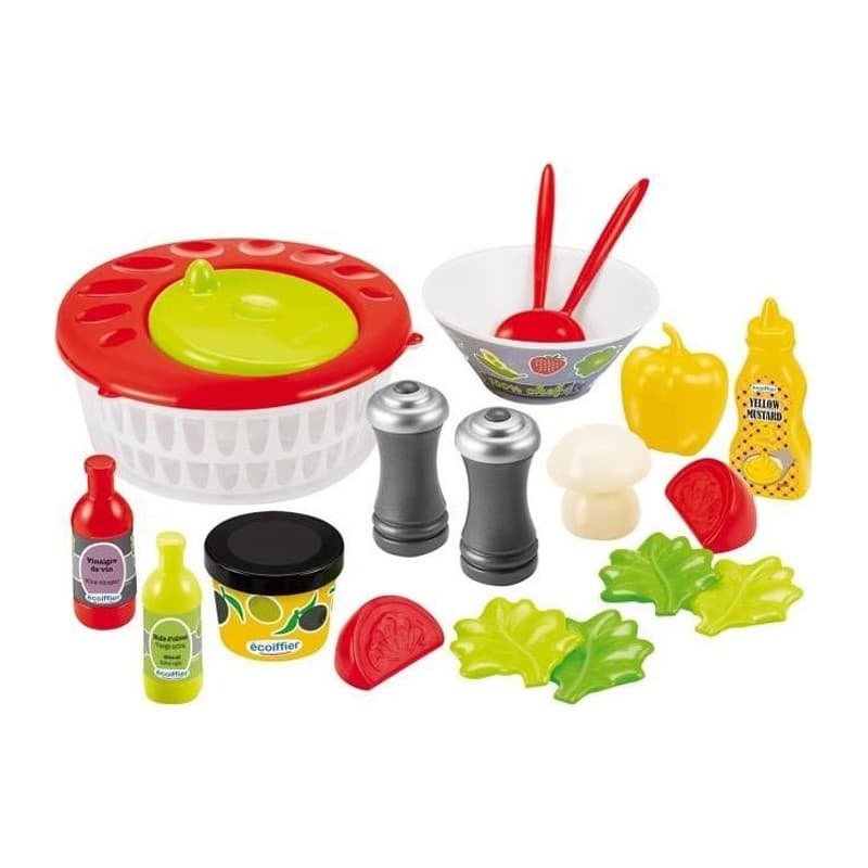 Ensemble d'aliments pour dînette Ecoiffier 2579 - Mixed salad box - Image 1