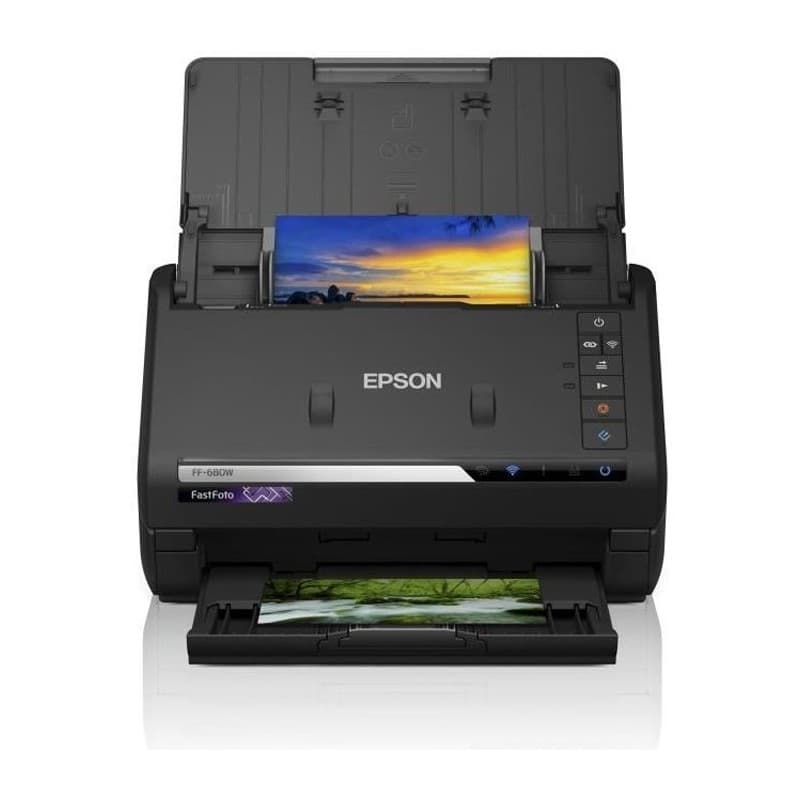 Epson FastFoto FF-680W Alimentation papier de scanner 600 x 600 DPI A4 Noir - Image 1