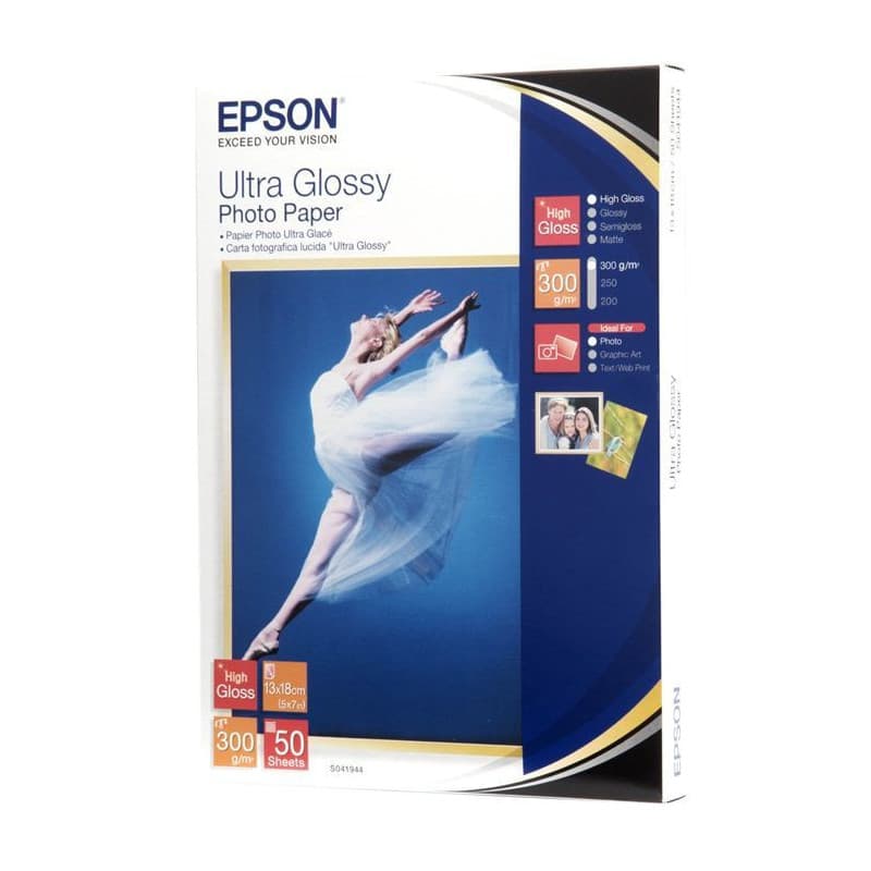 Epson Ultra Glossy Photo Paper - 13x18cm - 50 Feuilles - Image 1