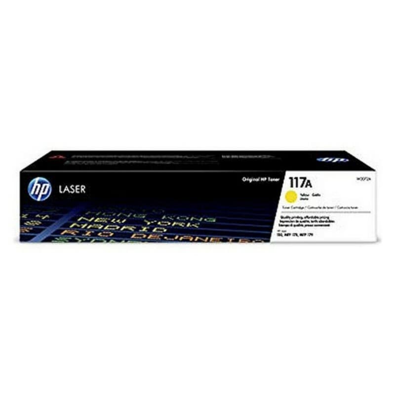 HP Cartouche de toner laser authentique 117A, cyan - Image 1