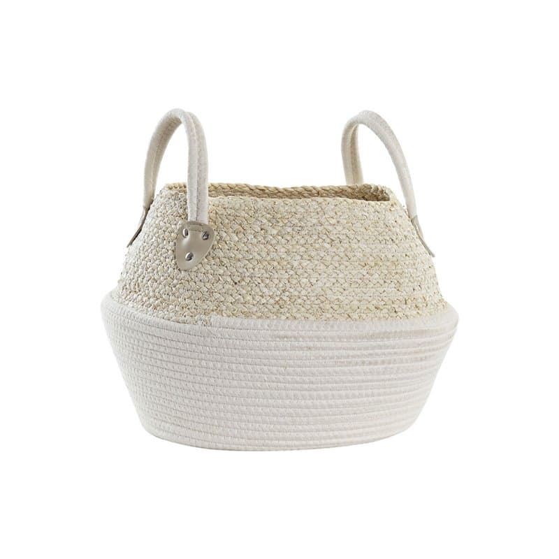Panier DKD Home Decor 37 x 37 x 25 cm Fibre naturelle - Image 1