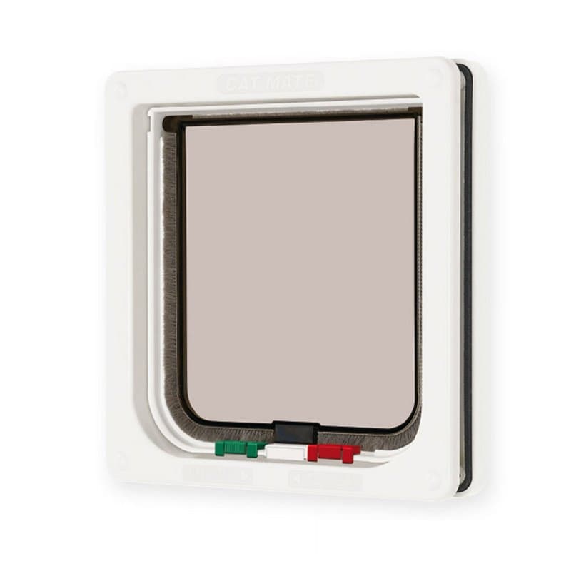 Porte Pet Mate Chatière Blanc 19,2 x 20 cm - Image 1