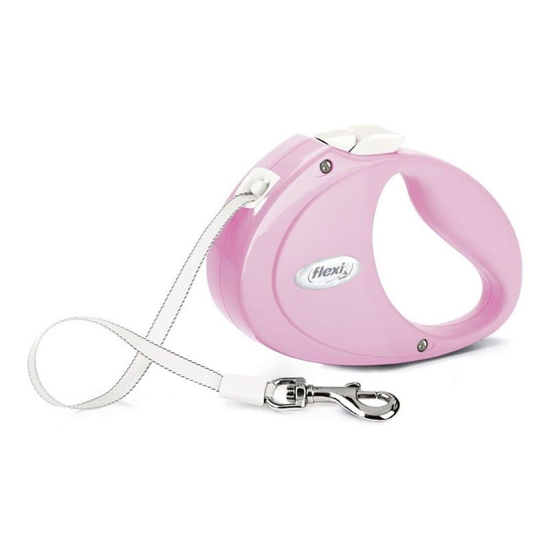 Laisse pour Chien Flexi Puppy 2 m Rose - Image 1