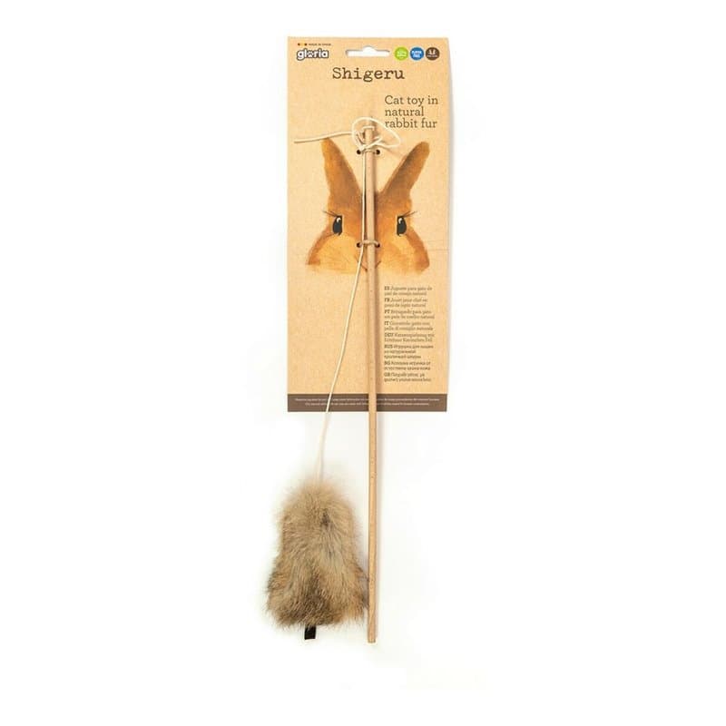 Canne à chat Gloria Shigeru Bois Souris - Image 1