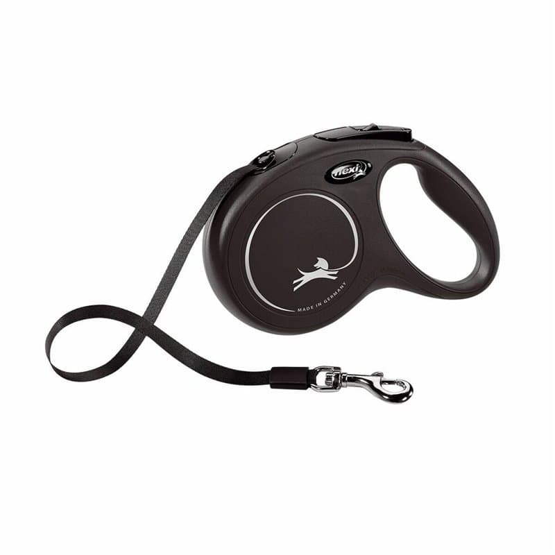 Laisse pour Chien Flexi New Classic 8m Noir Taille L - Image 1