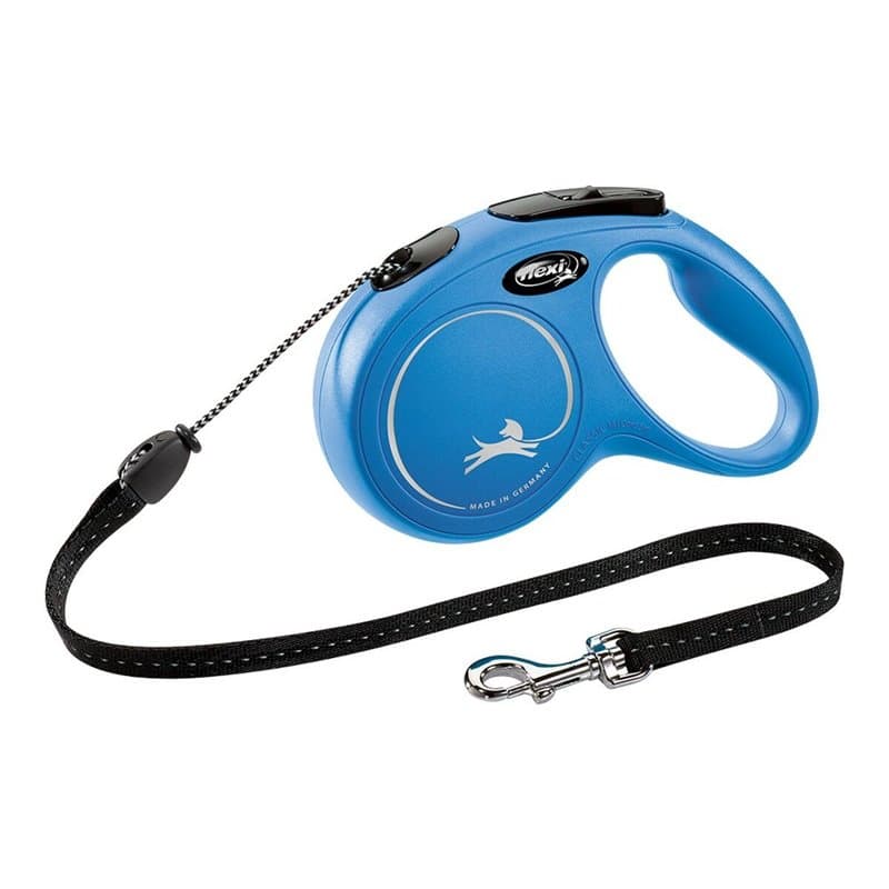 Laisse pour Chien Flexi NEW CLASSIC 8 m Bleu Taille M - Image 1