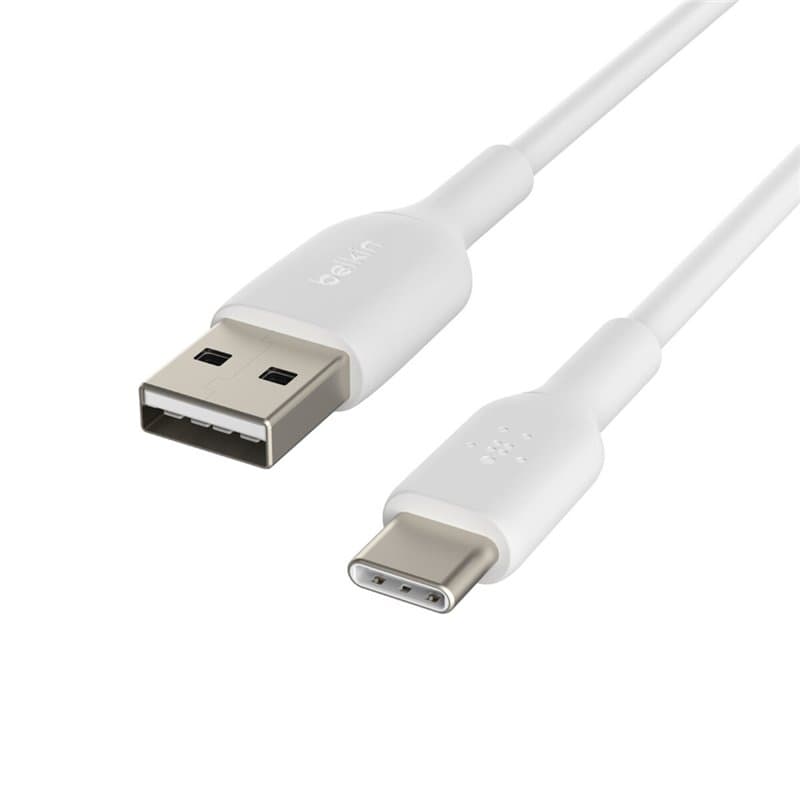 Belkin CAB001BT3MWH câble USB 3 m USB A USB C Blanc - Image 1