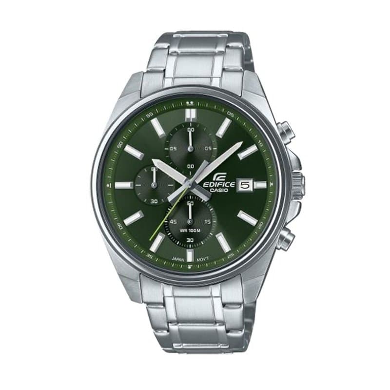 Montre Homme Casio EFV-610D-3CVUEF Vert Argenté - Image 1