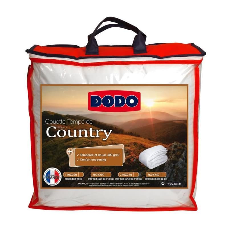Remplissage de couette Dodo Country Blanc 220 x 240 cm - Image 1